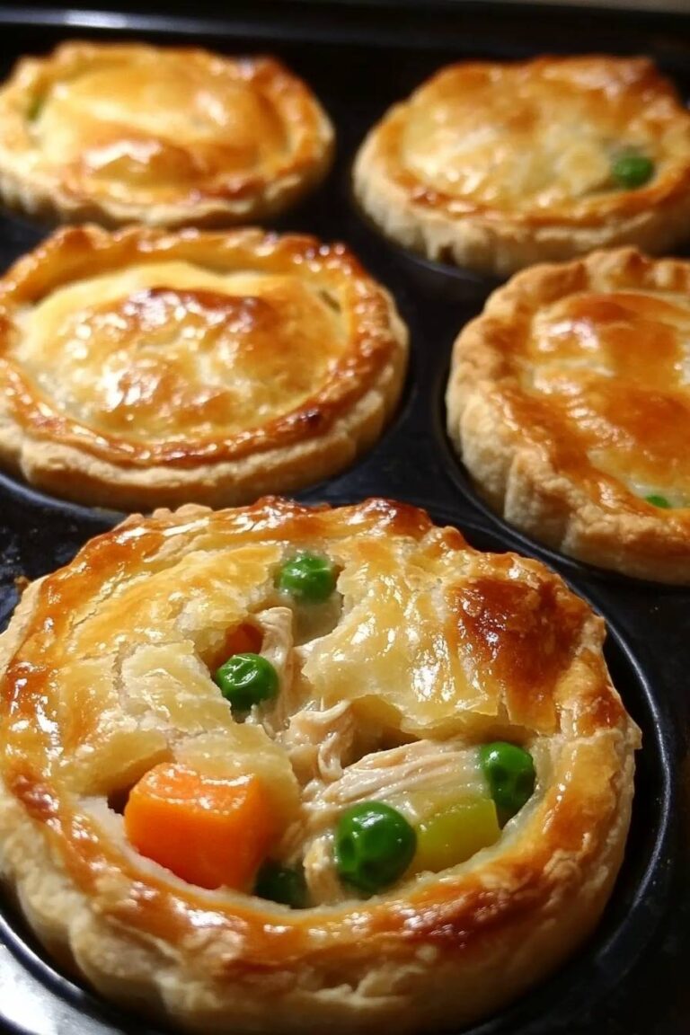 Easy Mini Chicken Pot Pies
