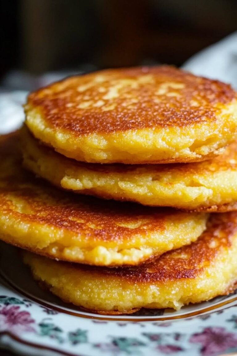 Fried Cornbread – Southern Cornmeal Hoecakes