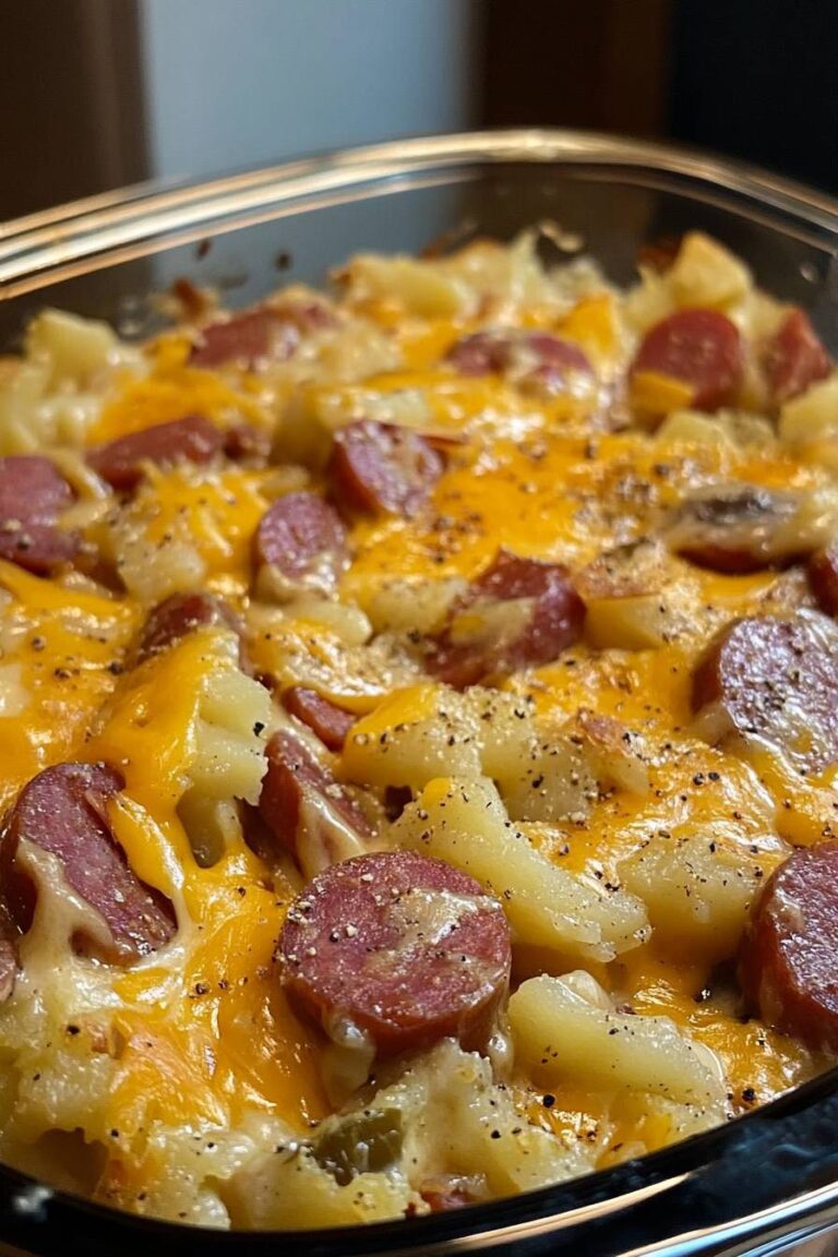 Kielbasa and Hashbrown Casserole