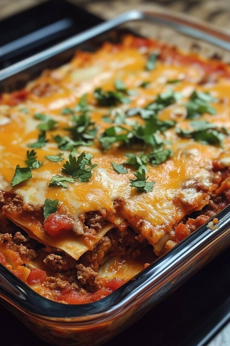 Mexican Taco Lasagna