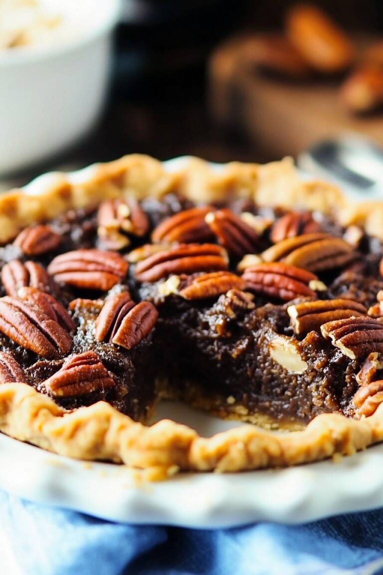 Mocha Pecan Pie