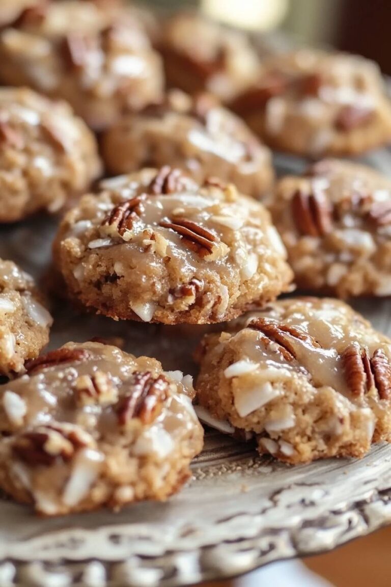 No Bake Pecan Coconut Praline Cookies – Try it, you will not regret it!