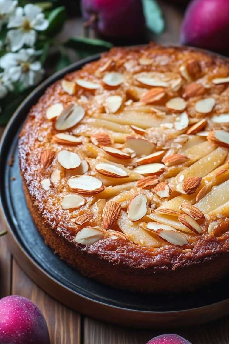 Pear Almond Cake