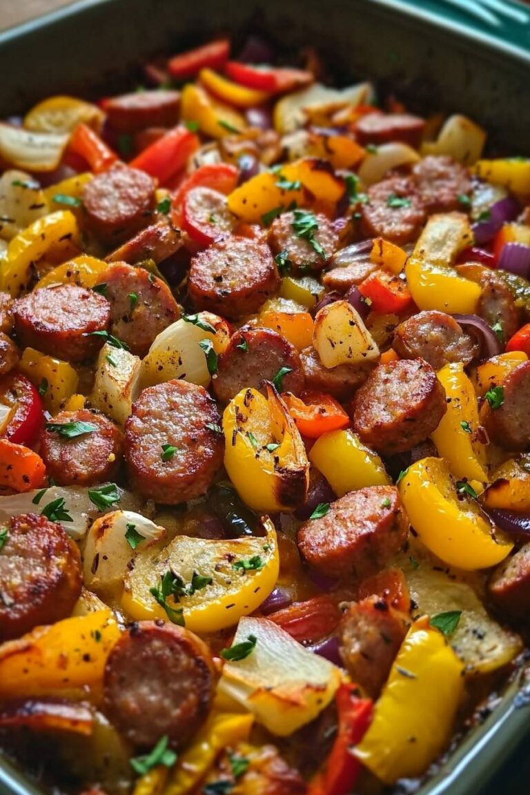 Sausage and Pepper Bake