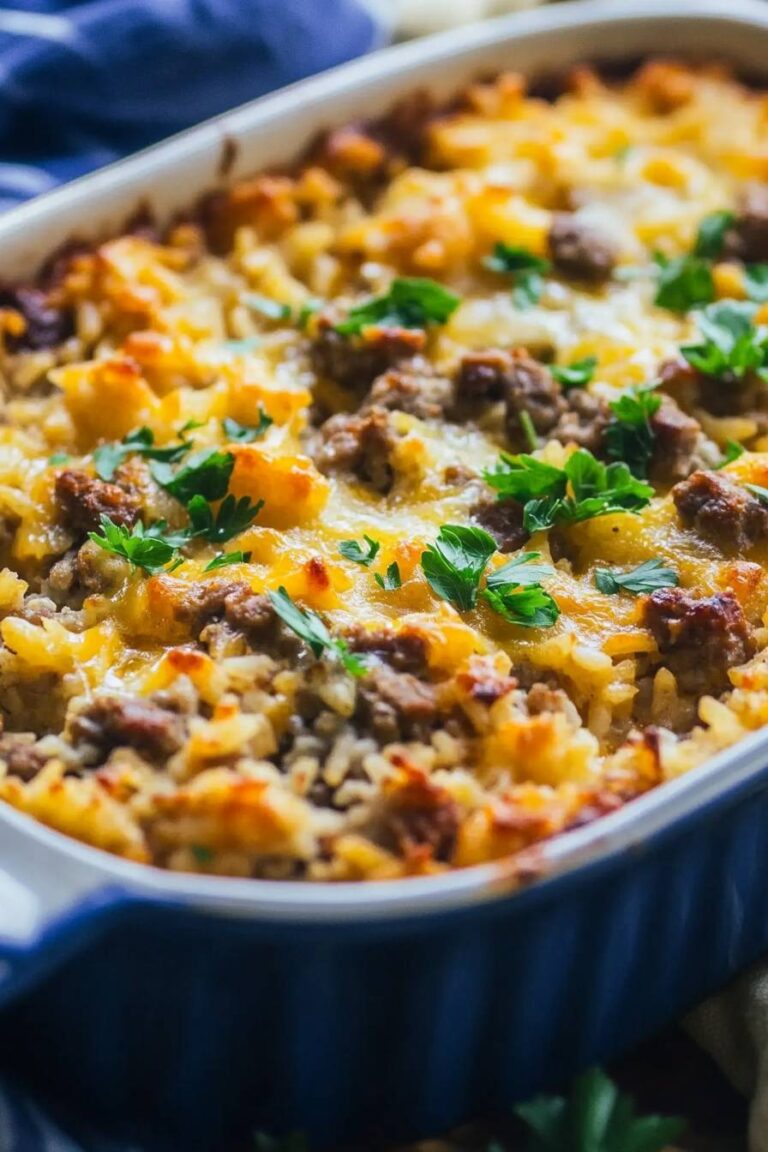 Sausage and Rice Casserole