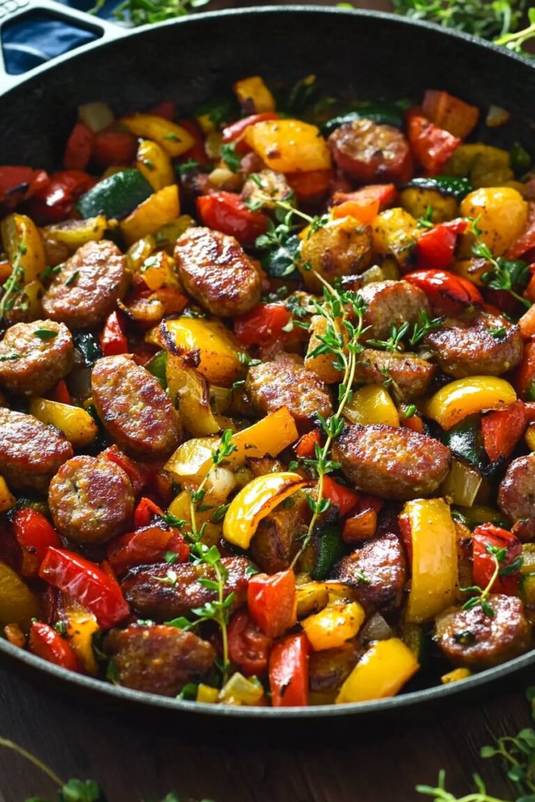 Sausage and Veggies Skillet
