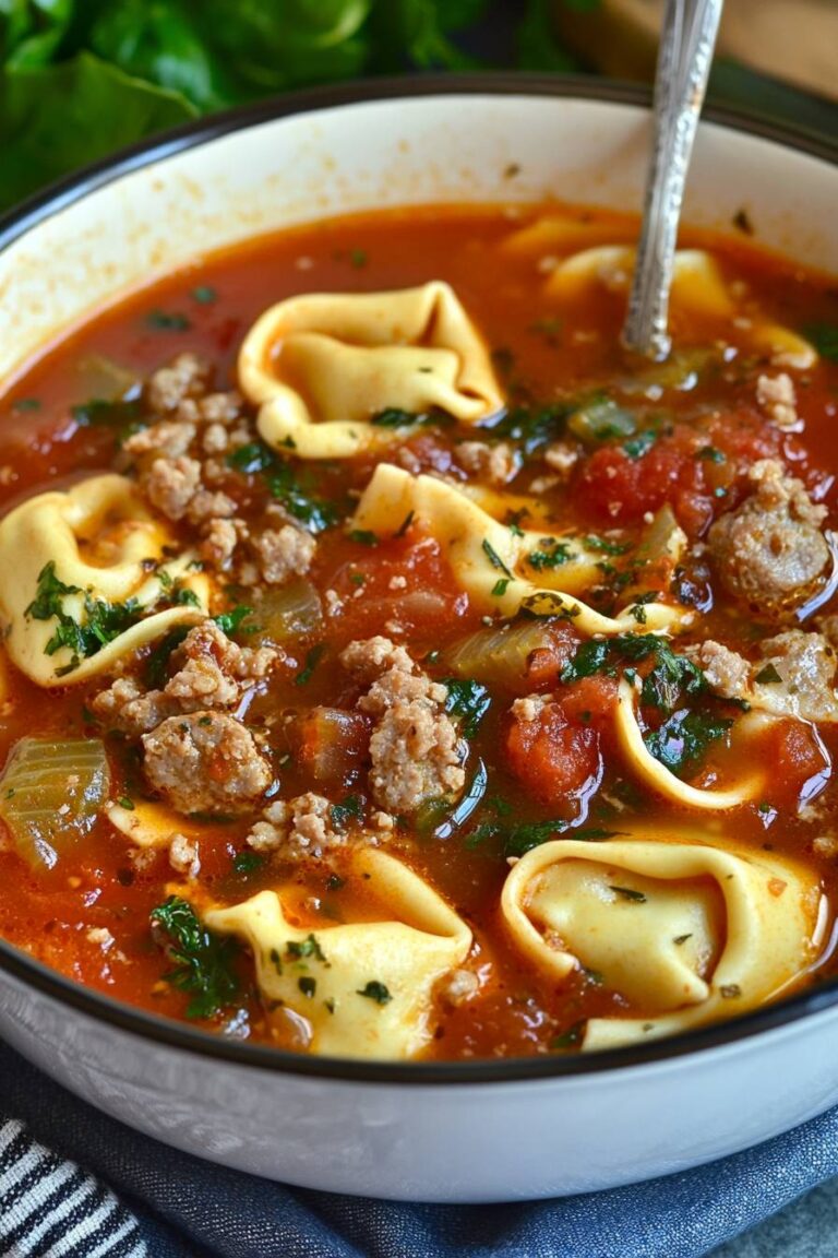 Sausage Tortellini Soup