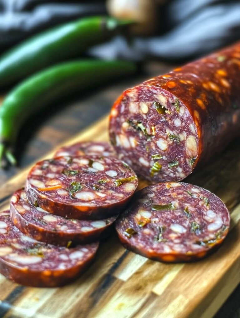 Venison Jalapeño Cheddar Summer Sausage
