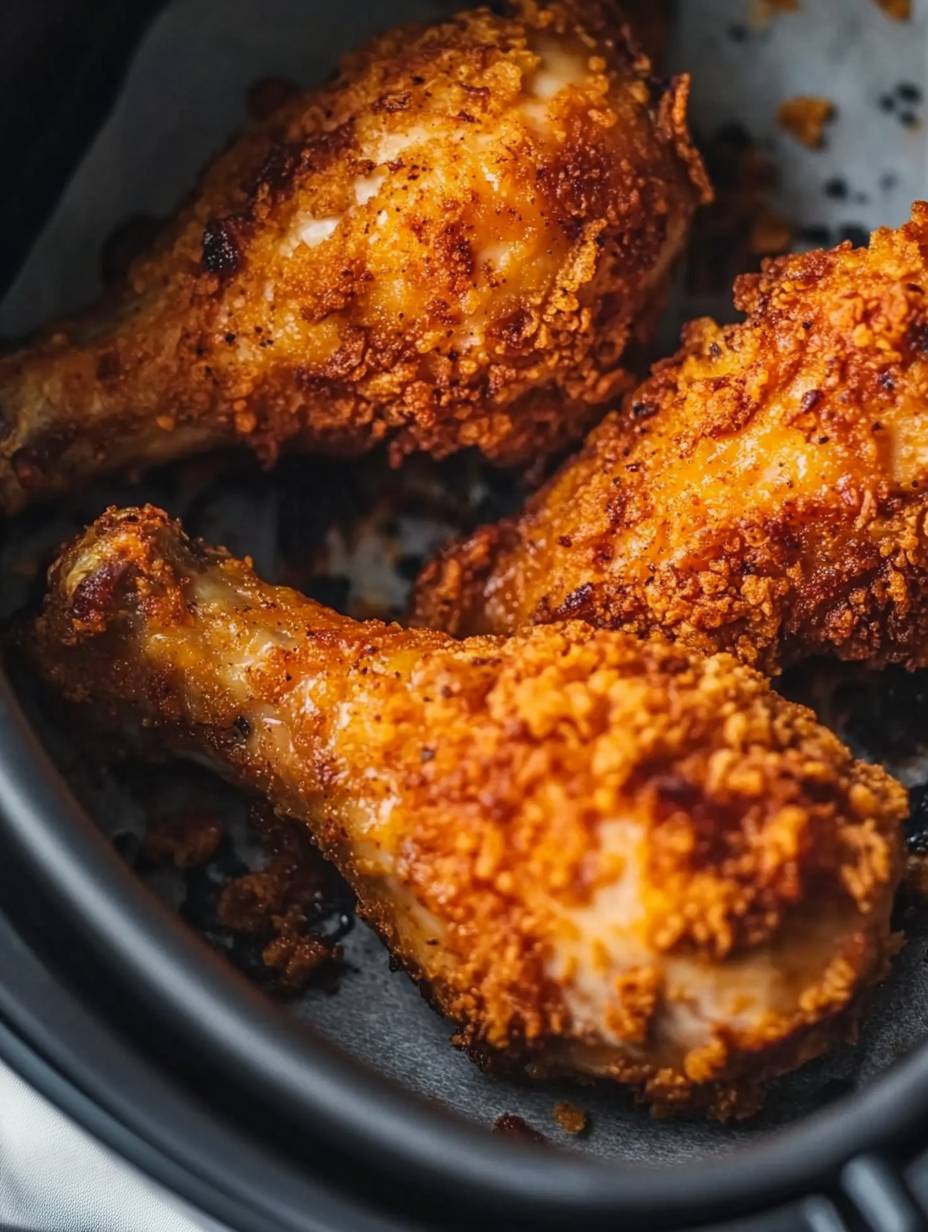 Air Fryer Crispy Chicken Drumsticks Quick Homemade Recipes
