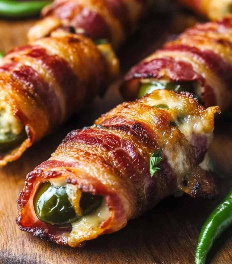 Bacon Wrapped Jalapeno Poppers