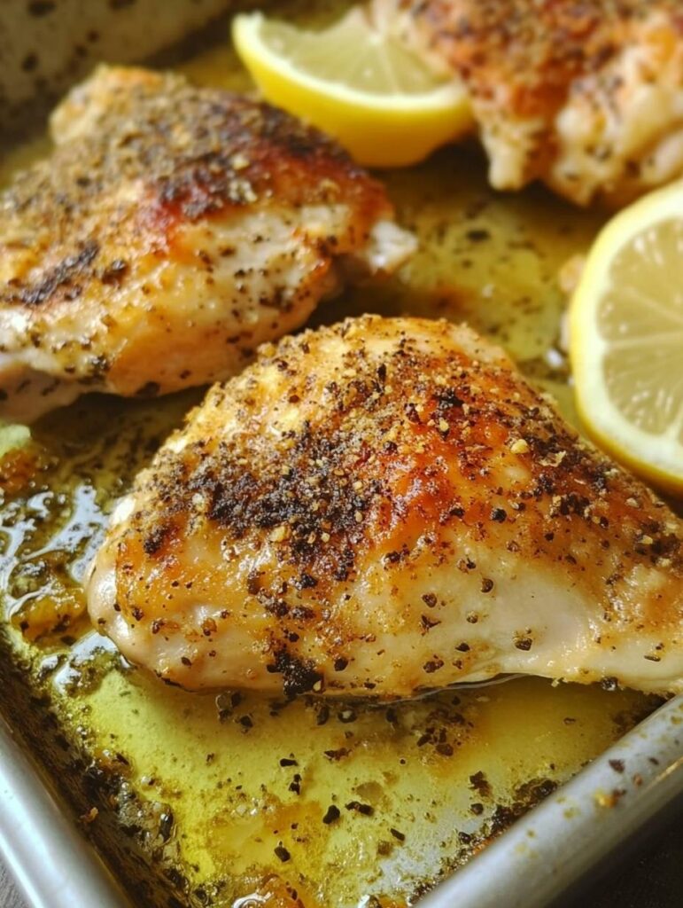 Baked Lemon Pepper Chicken