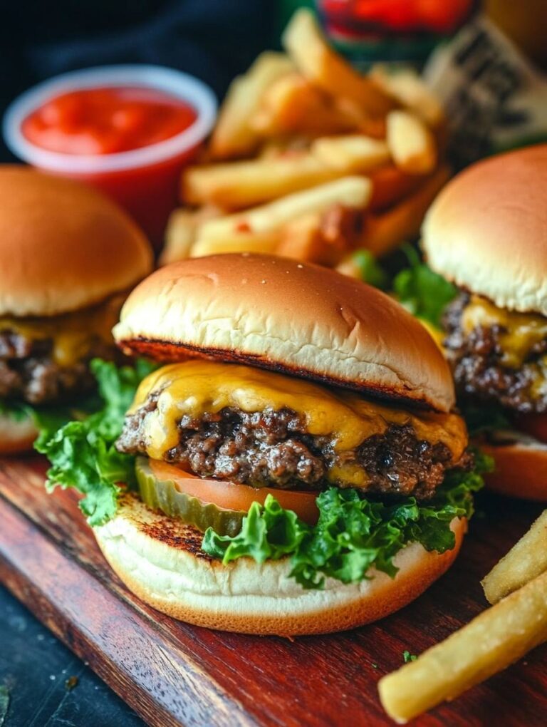 Chopped Cheeseburger Sliders