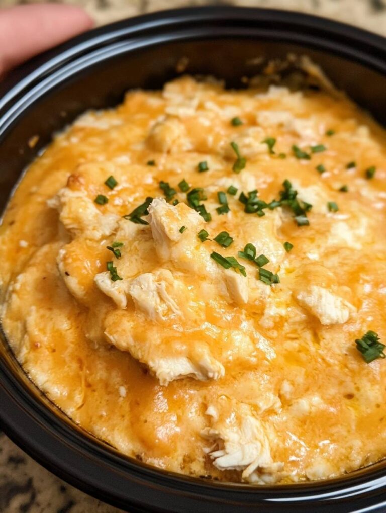 Crockpot Buffalo Chicken Dip