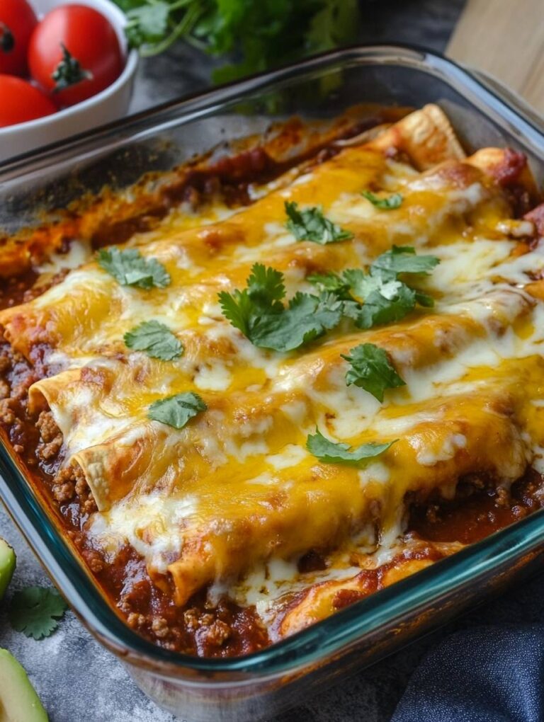Ground Beef Enchiladas