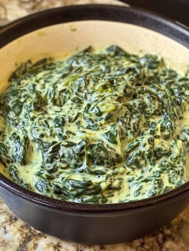 Homemade Creamed Spinach