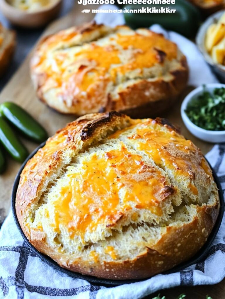 Jalapeno Cheddar Dutch Oven Bread