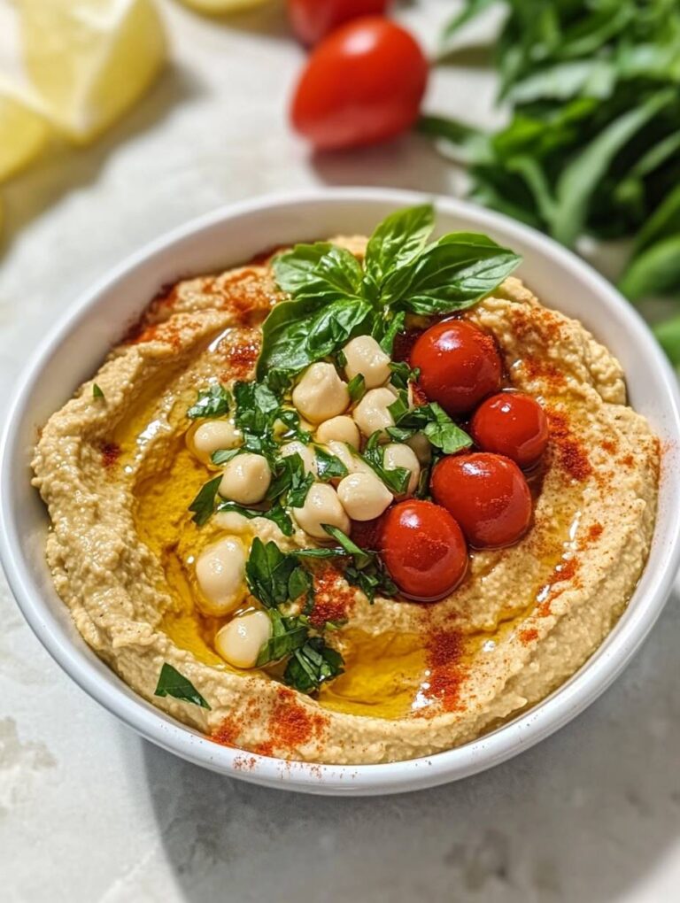 Loaded Mediterranean Hummus