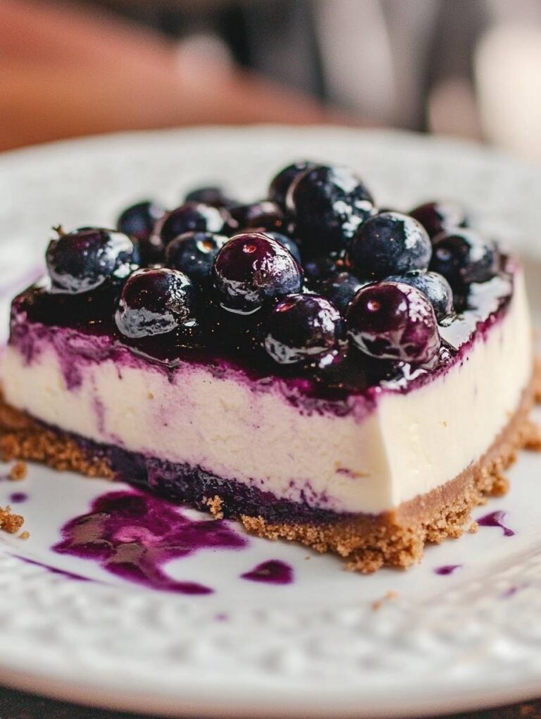 No Bake Blueberry Dessert