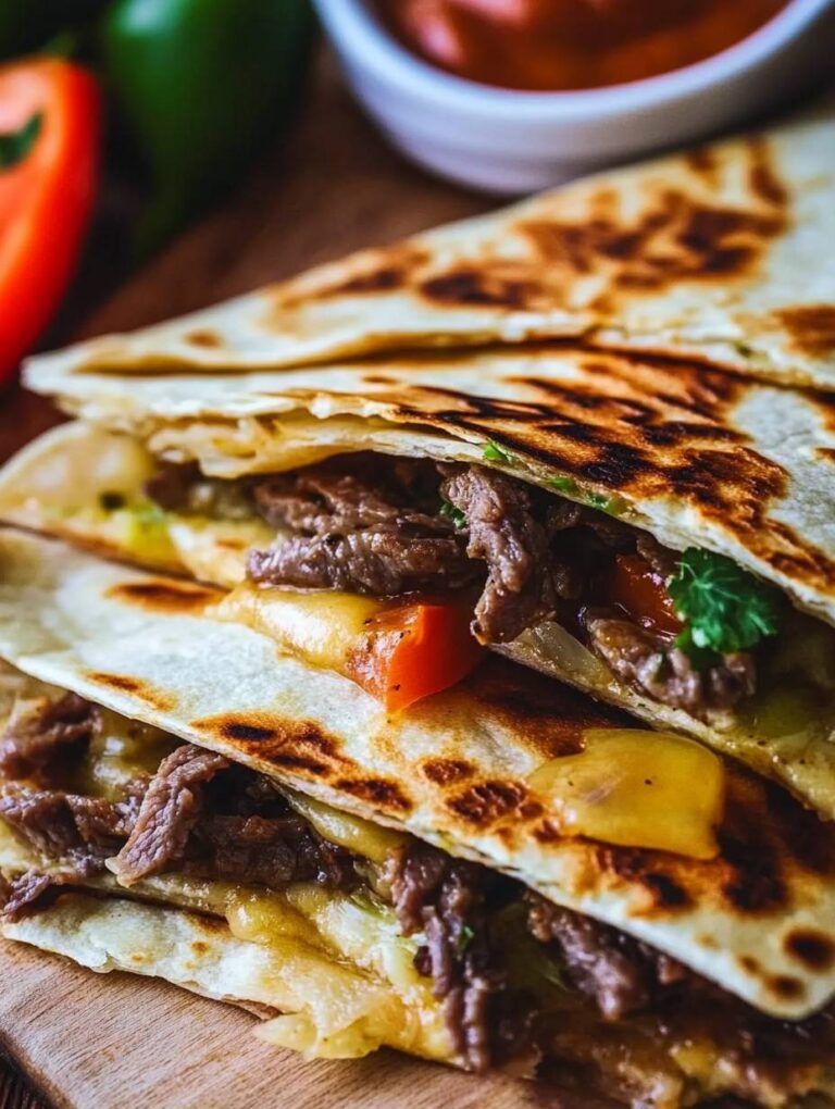Philly Cheese Steak Quesadillas