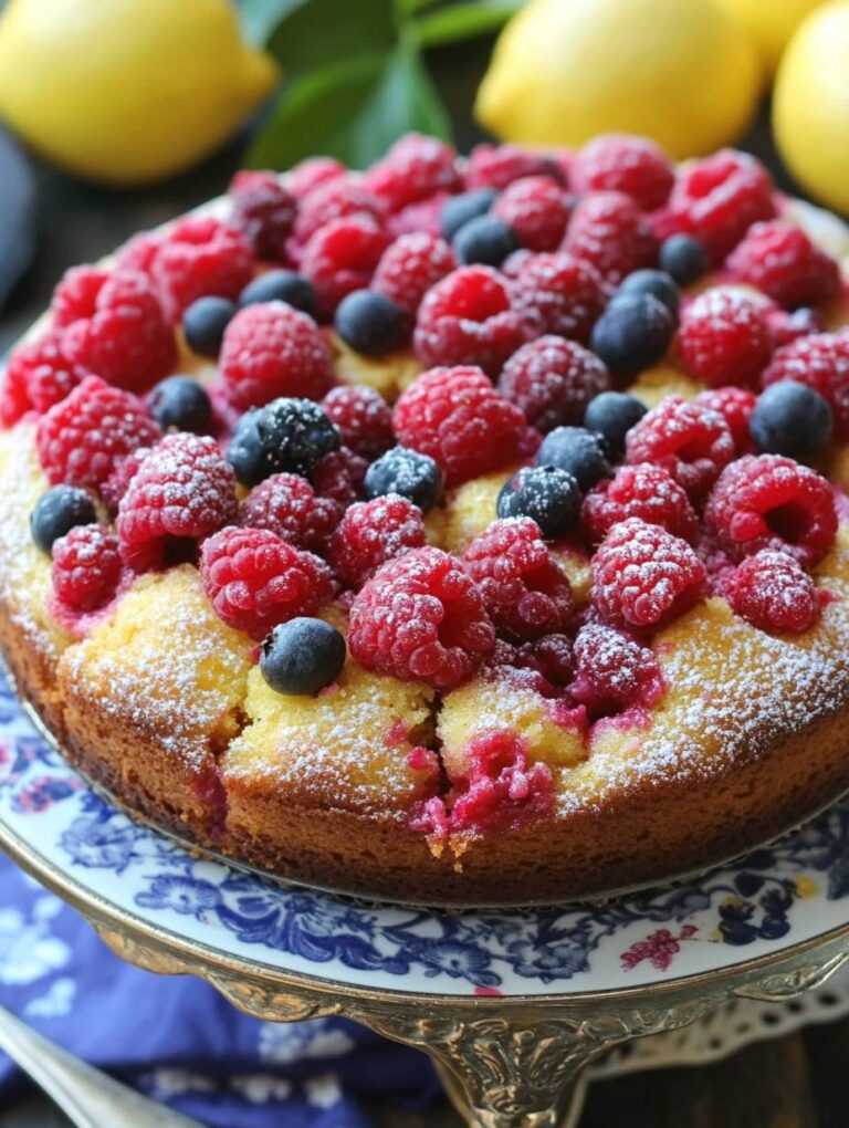Raspberry Lemon Cake