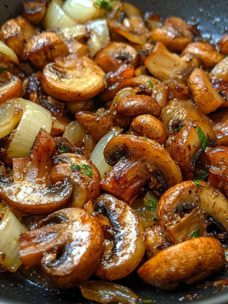 Sautéed Mushrooms and Onions
