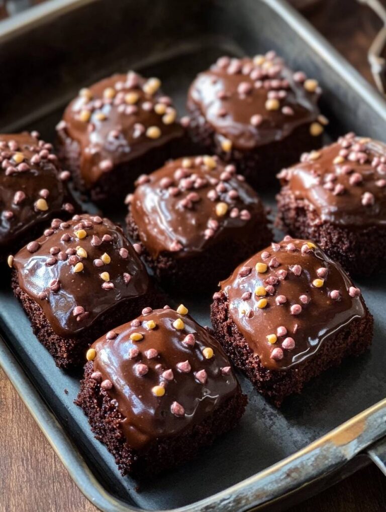 Texas Sheet Cake Bites