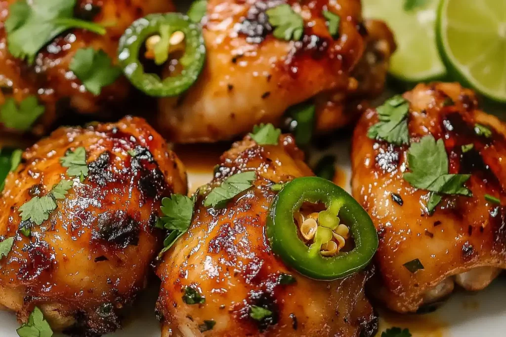 chicken with sazon seasoning with coriander and annatto