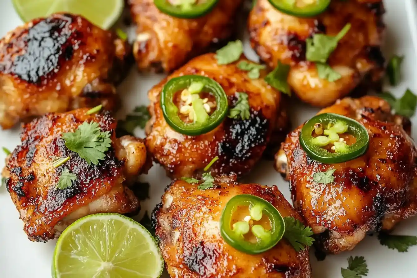 chicken with sazon seasoning with coriander and annatto