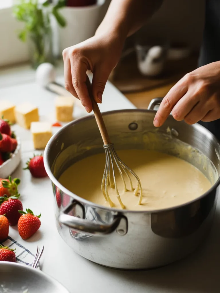 Cheesecake Fondue