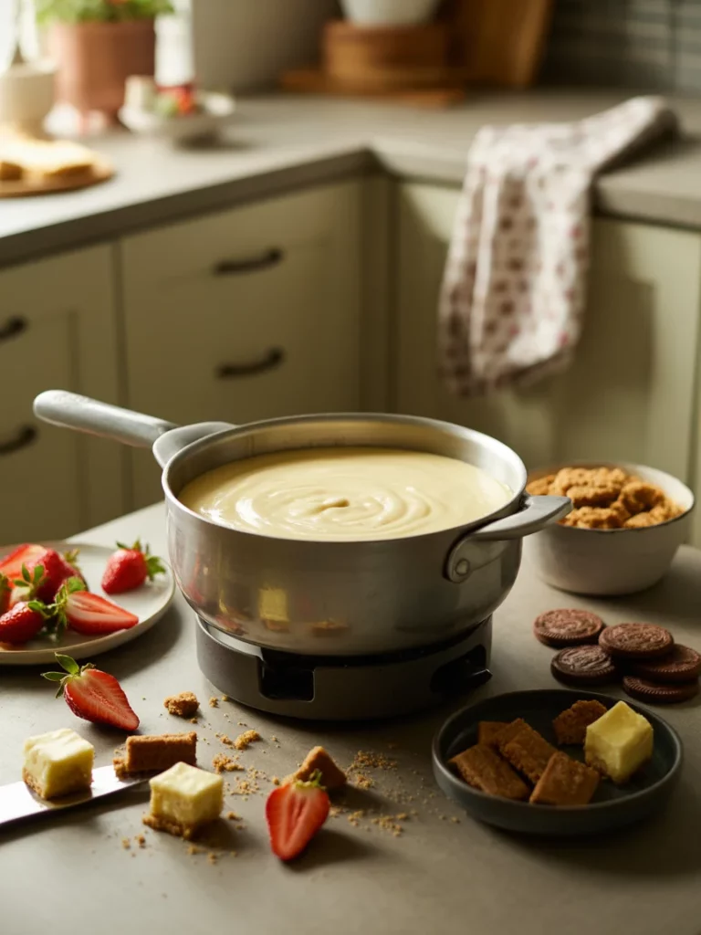 Cheesecake Fondue