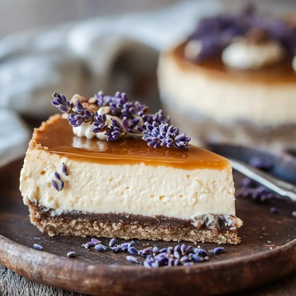 Honey Lavender Cheesecake