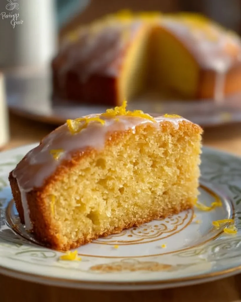Lemon ginger cake without flour, a moist and zesty gluten-free dessert