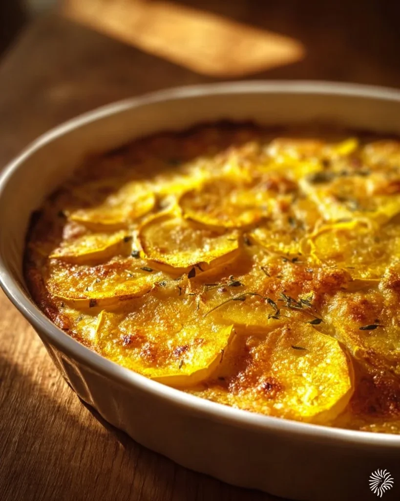 Delicious Southern squash casserole recipe ready to serve