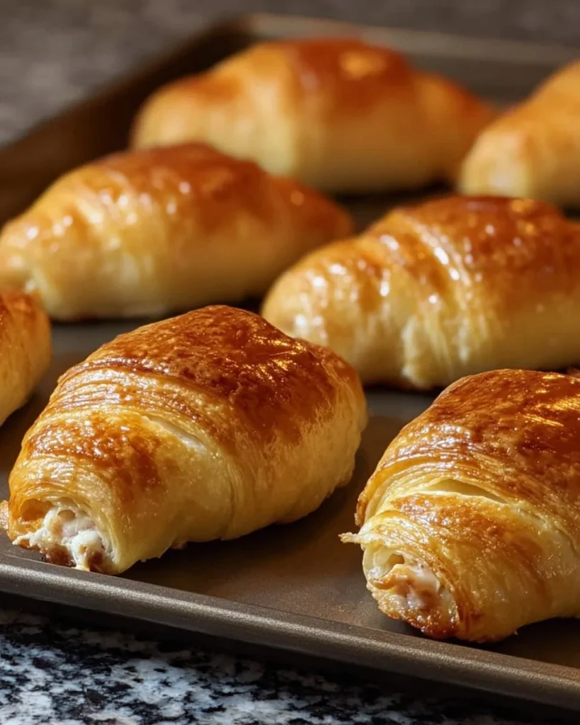 Deliciously baked stuffed crescent rolls with savory fillings
