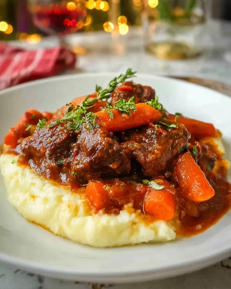 Delicious Swiss Steak served with rich gravy and vegetables on a plate
