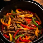 Air Fryer Steak Fajitas