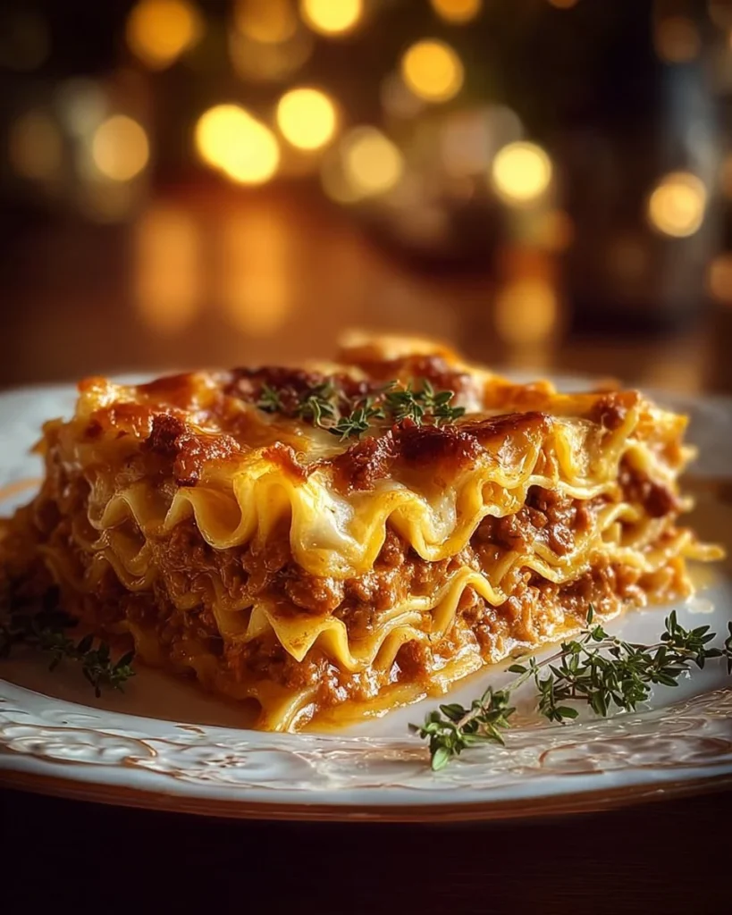 Amish Sunday Savior Casserole topped with cheese and herbs for a comforting meal.