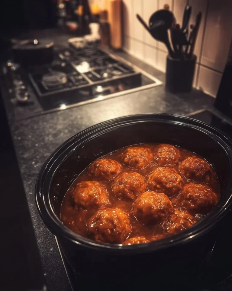 Delicious beef stew with fluffy dumplings served in a bowl