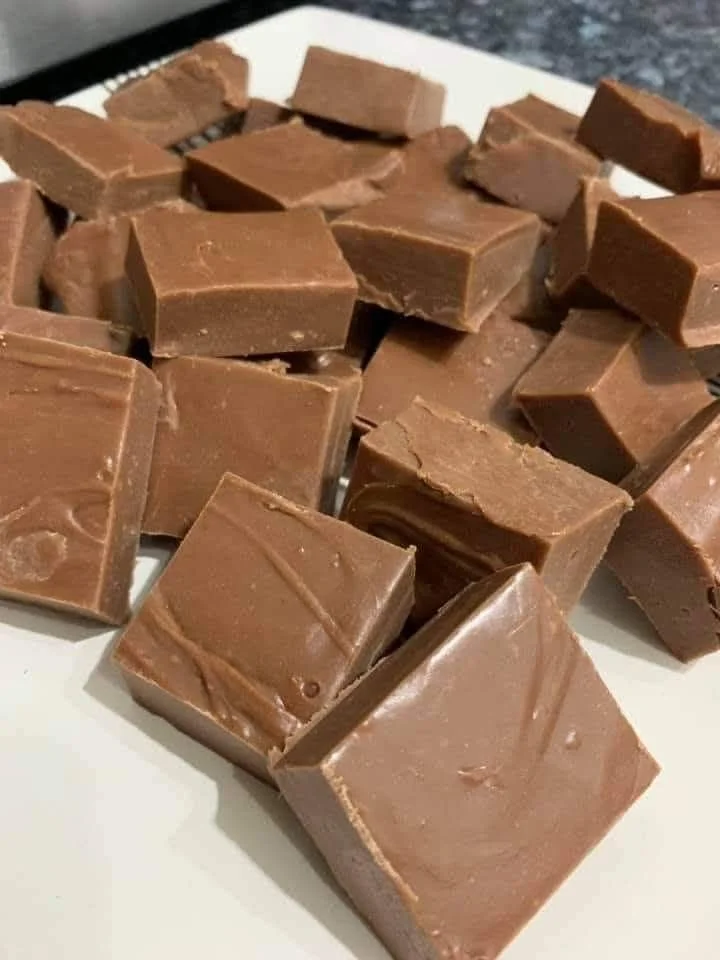 Delicious Cadbury's Chocolate Fudge dessert with rich chocolate texture.