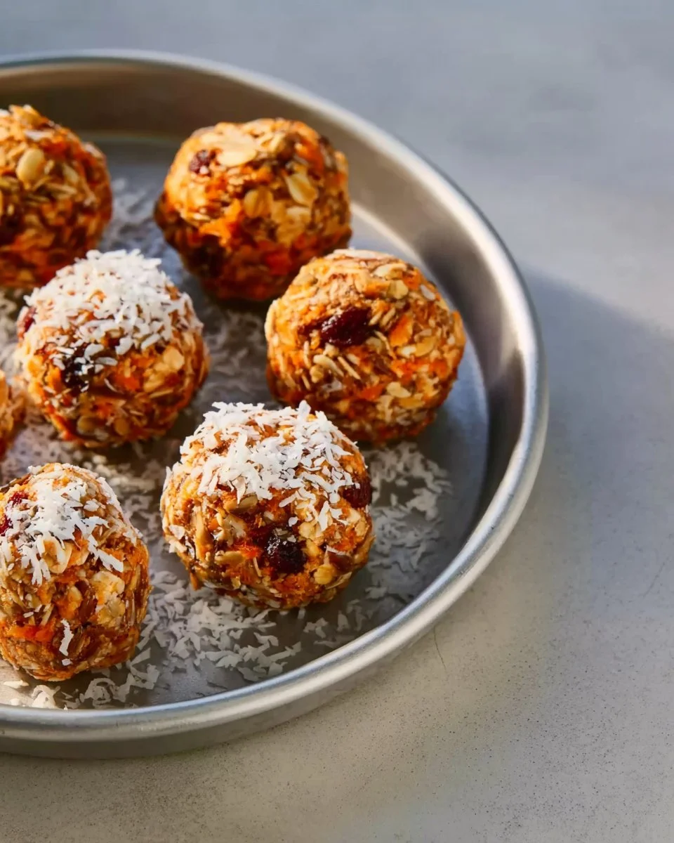 Healthy Carrot Cake Energy Bites packed with flavor and nutrients