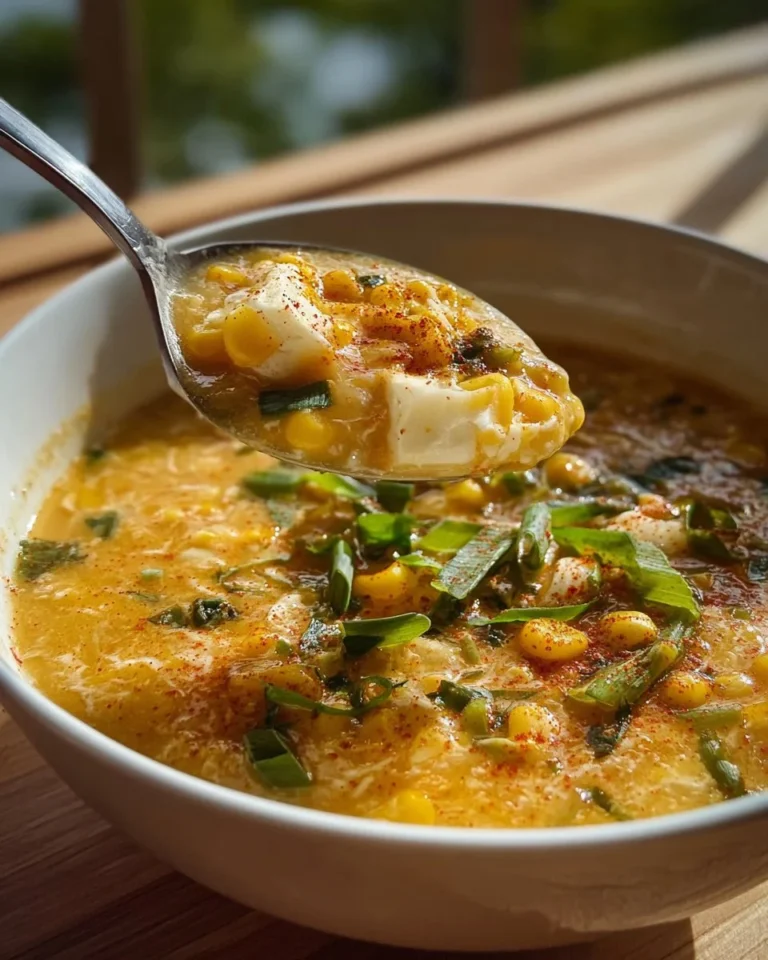 Delicious Creole Crab and Corn Chowder in a bowl with fresh herbs