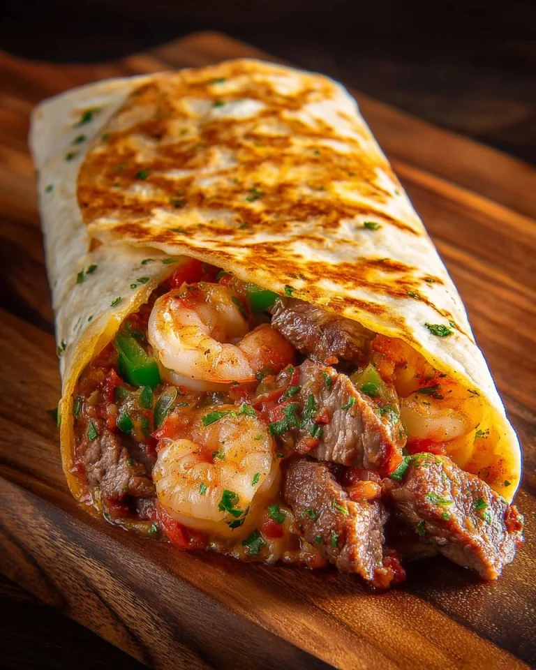 Delicious Creole Steak Shrimp Quesadillas served on a plate with fresh ingredients