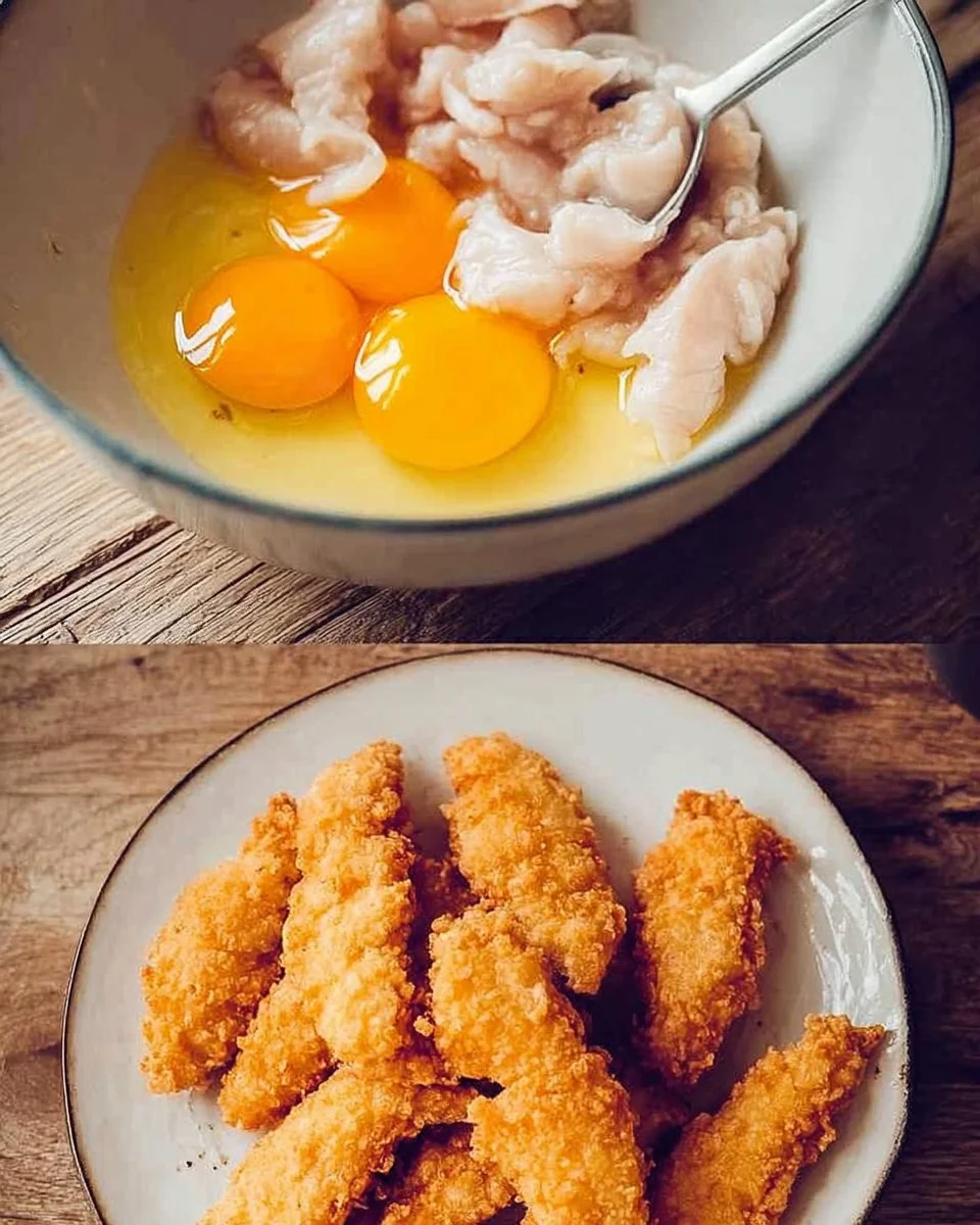 Crispy air fryer chicken tenders served with dipping sauce