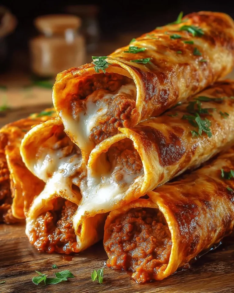 Crispy beef and cheese chimichangas served with salsa and guacamole