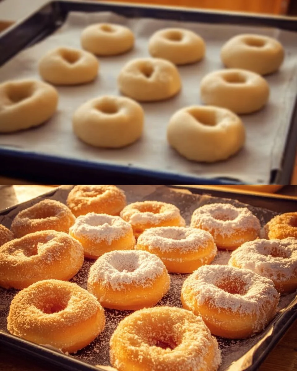 Easy homemade air fryer donuts recipe with delicious toppings