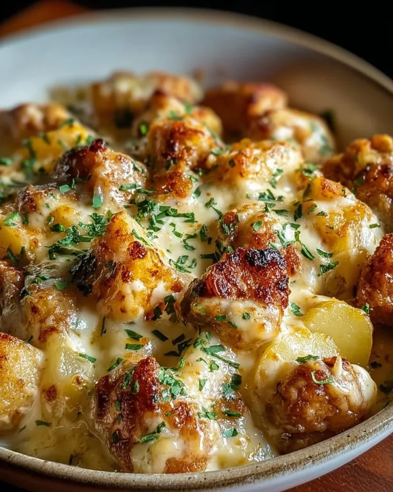 Garlic Parmesan Chicken and Potatoes in a crockpot