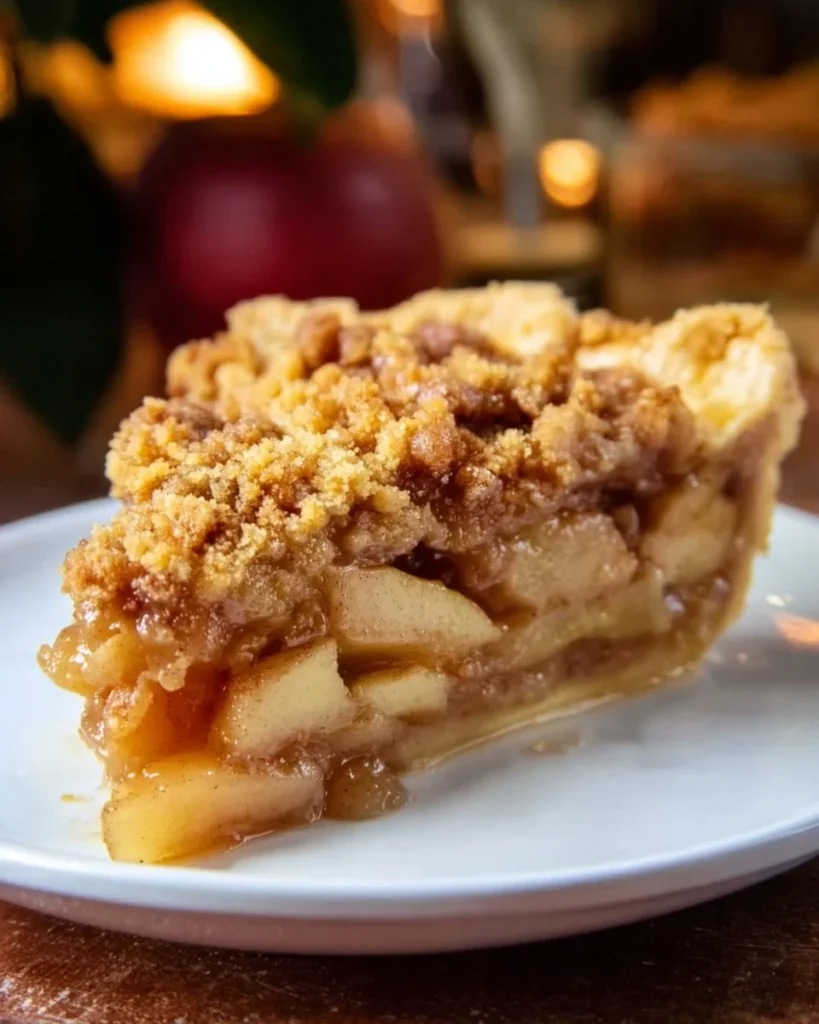 Ghee's Old-Fashioned Apple Pie with golden crust and fresh apple filling