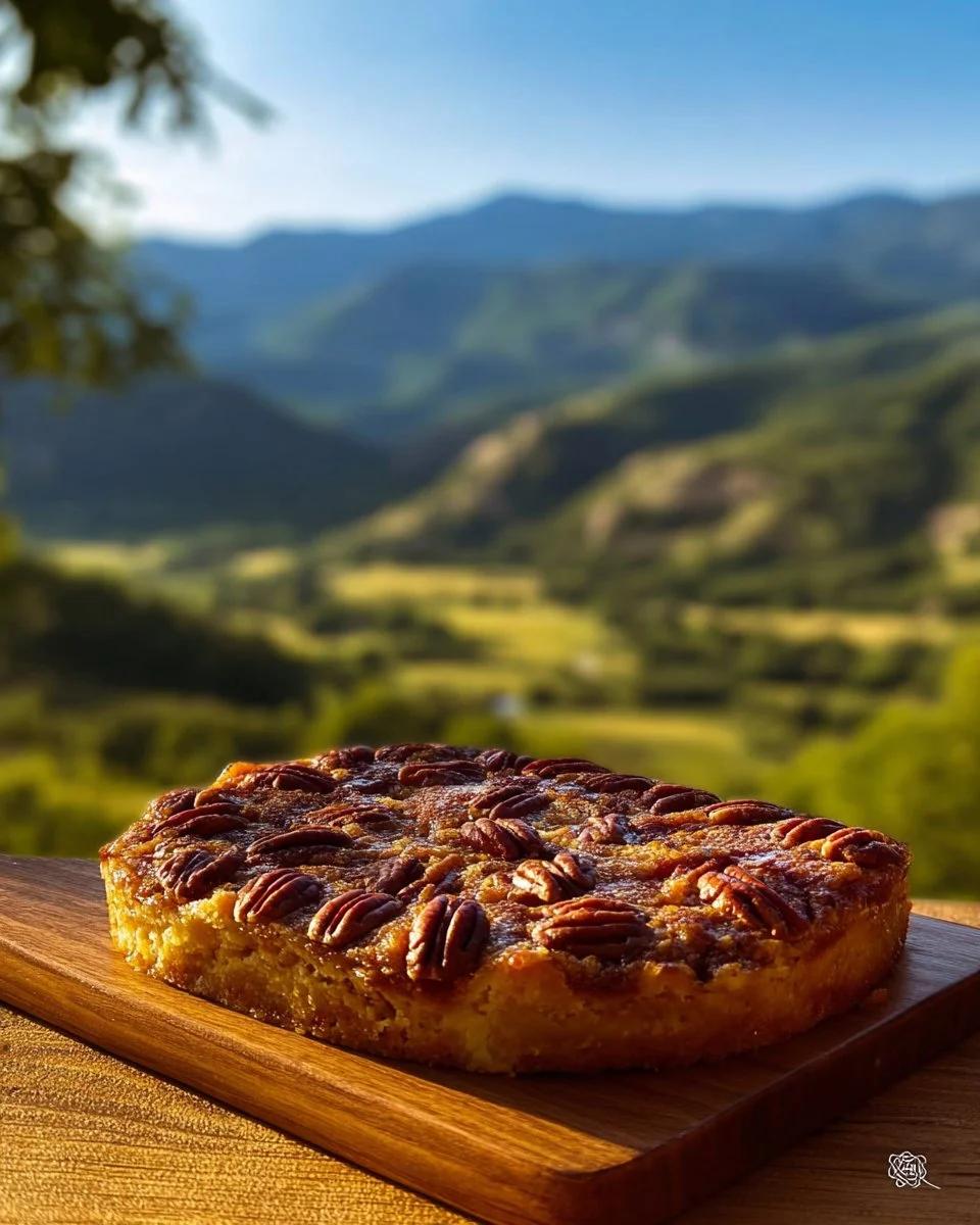 Honey Butter Sweet Alabama Pecan Bread with pecans and honey glaze