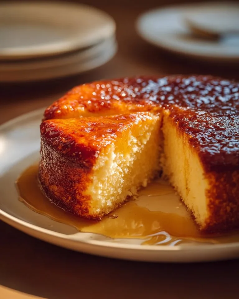 Slice of Lemon Yogurt Cake without white flour on a plate
