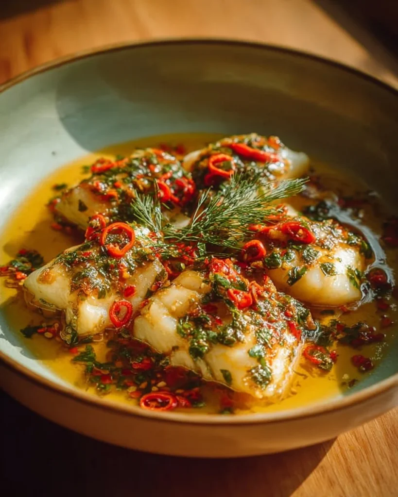 Delicious Red Snapper fillet topped with creamy Creole sauce for a flavorful dish.